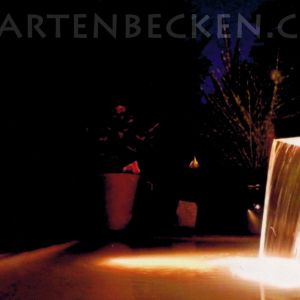 Gartenbecken Bei Nacht 017